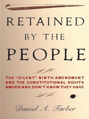 cover image of Retained by the People